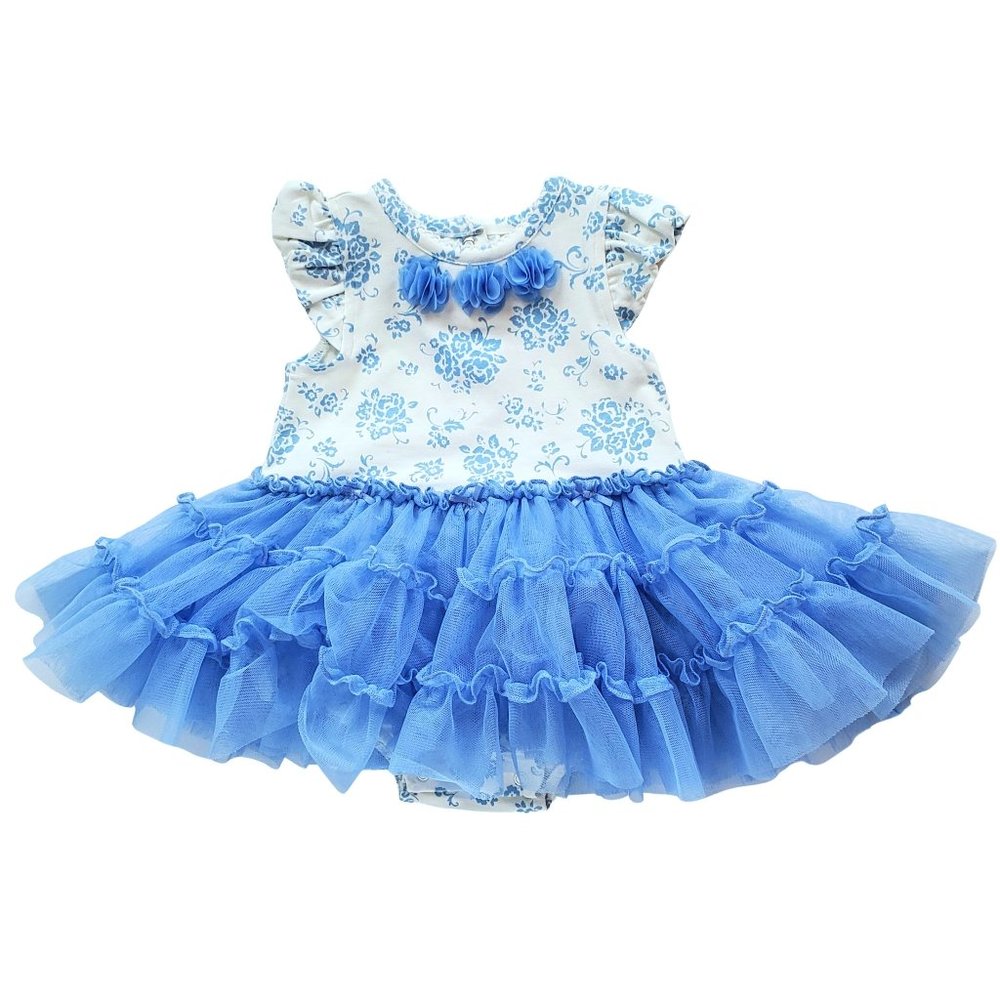 Little Me NWOT Floral & Tulle Dress Kids 3 Months